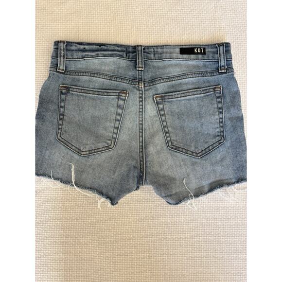 Kut from the Kloth Pants - KUT from the Kloth Shorts 25 jean denim Gidget Fray Hem Stretch Comfort Festival
